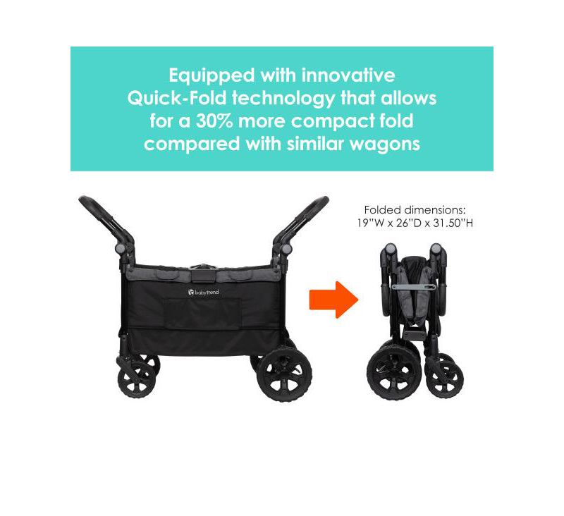 Kids Trend Quest 3-in-1 Stroller Wagon
