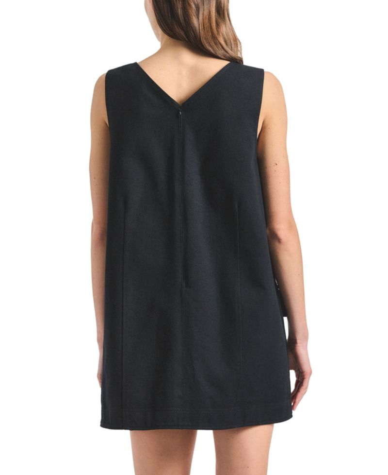 Women's Xander Washed Cotton Twill Trapeze Dress