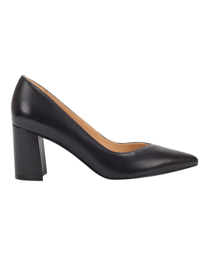 Women's Caitlin Sweetheart Topline Block Heel Pumps