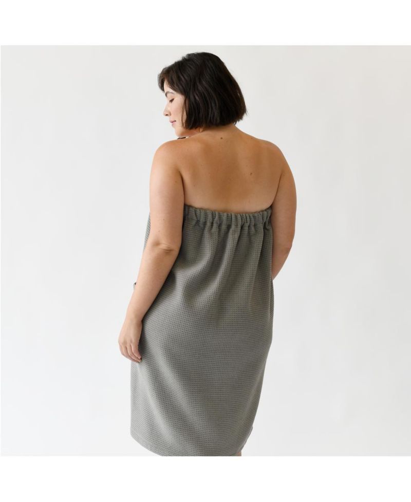 Women's Waffle Terry Bath Wrap