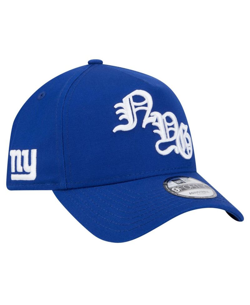 Men's Royal New York Giants Mystic 9FORTY A-Frame Adjustable Hat
