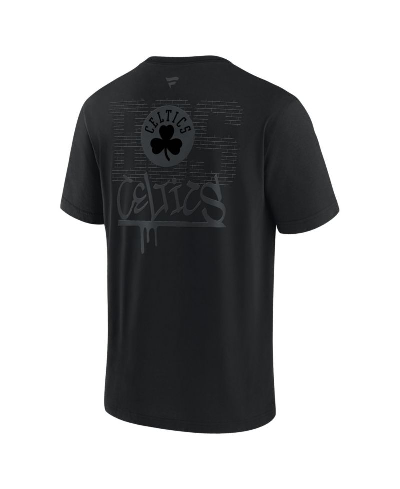 Men's Boston Celtics Blackout Heavyweight T-Shirt