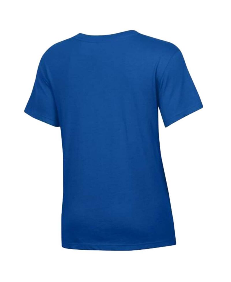 Women's Royal Los Angeles Dodgers Core V-Neck T-Shirt