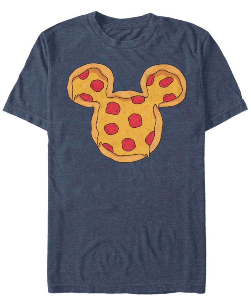 Men's Mickey Pizza Ears Short Sleeve T-Shirt