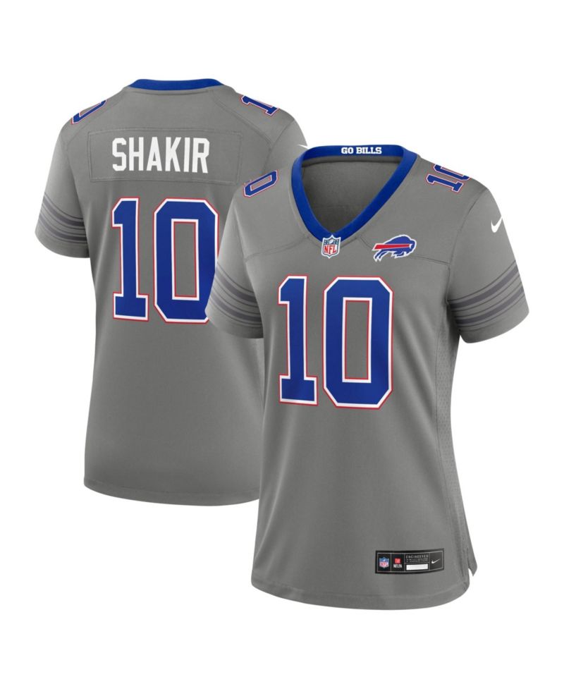 Women's Khalil Shakir Gray Buffalo Bills Nickel City Game Jersey