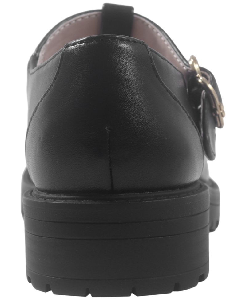 Girls' Taelor Round-Toe T-Strap Flats