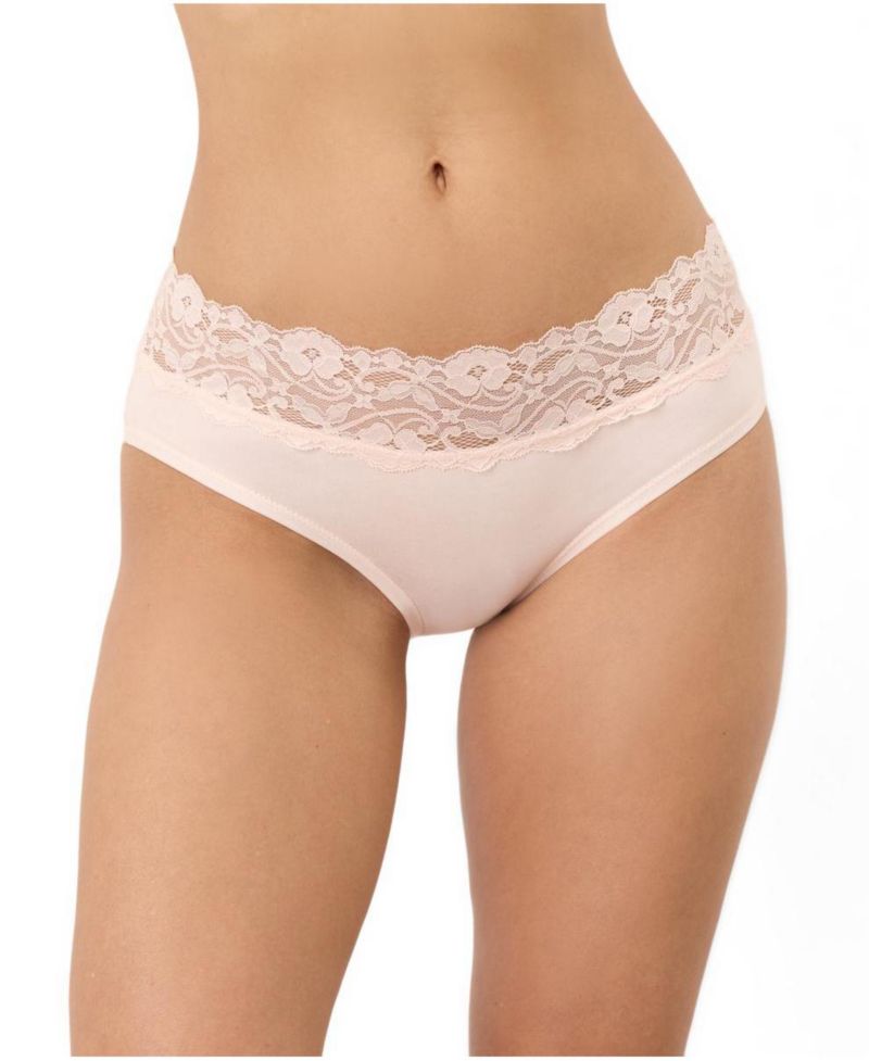 Women's Lace Waist Brief 3-Pack Made with Organic Cotton