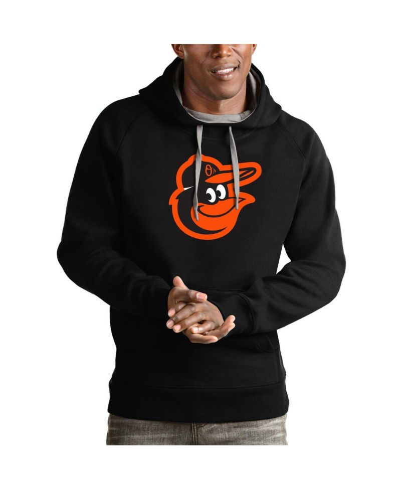Men's Black Baltimore Orioles Victory Pullover Team Logo Hoodie