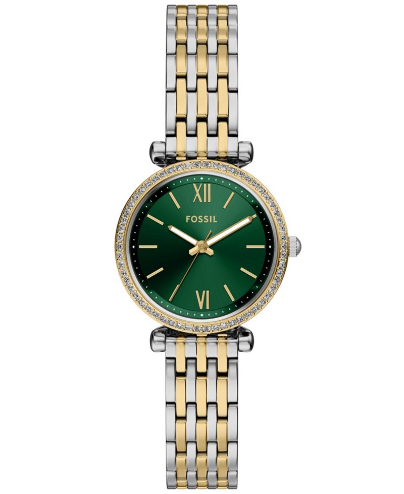 Women's Carlie Three-Hand Two-Tone Stainless Steel Watch, 28mm