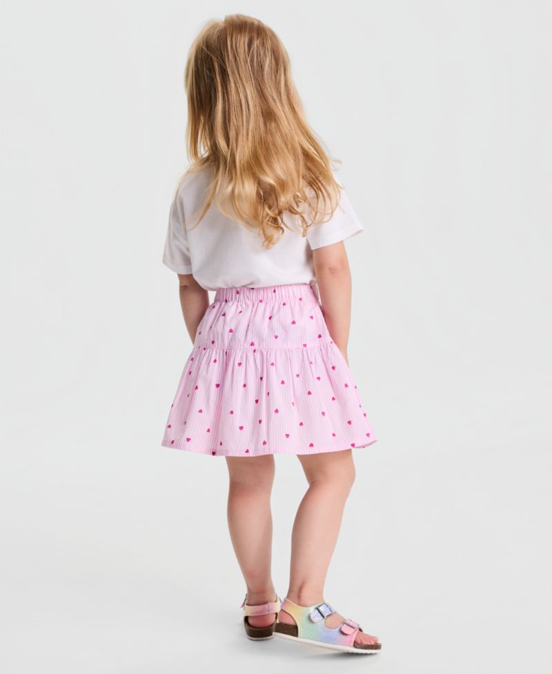 Toddler Girls' 12M-5T Heart Top and Bubble Skirt, 2-Piece Set