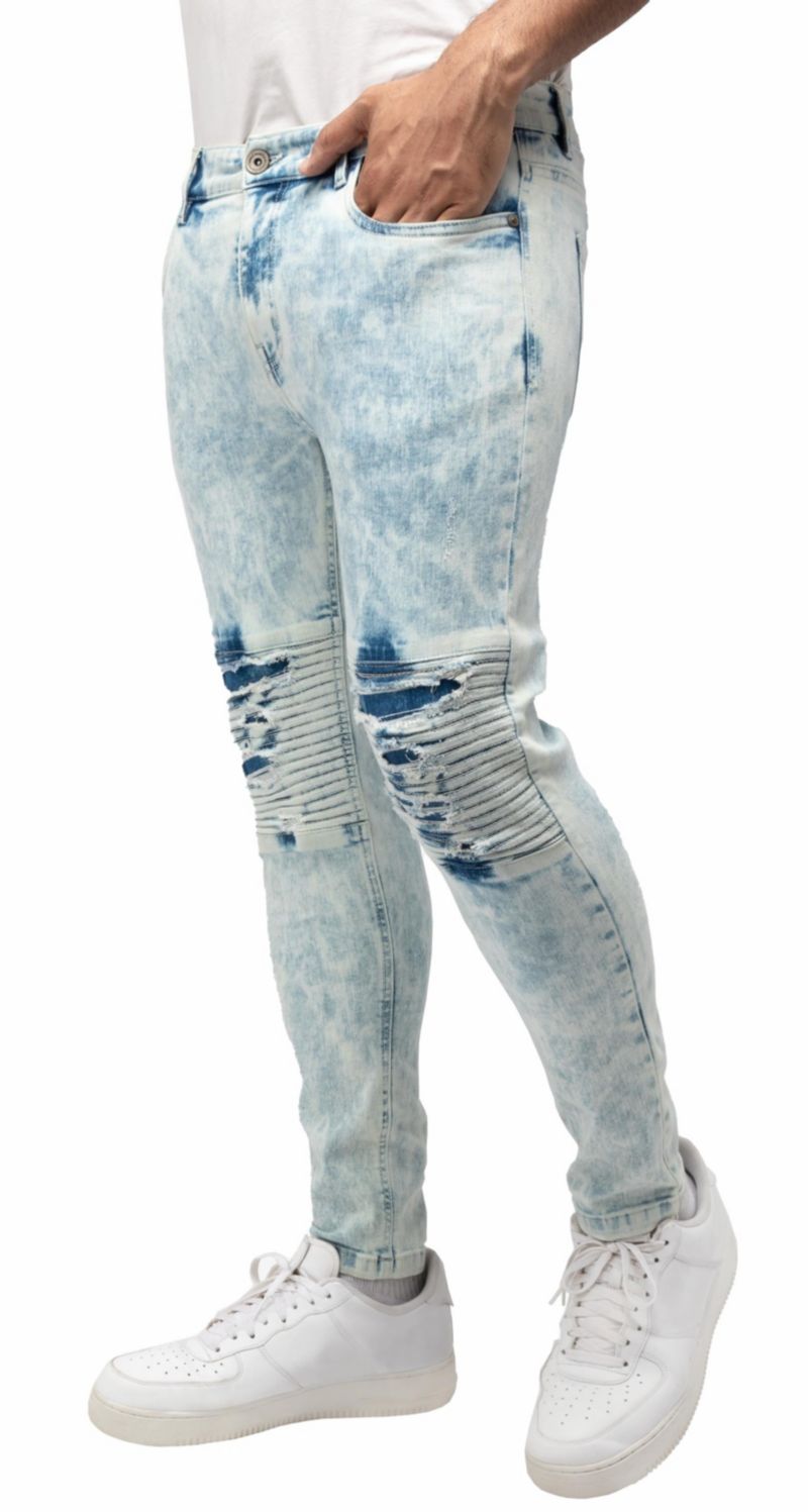 RAW X Men's Skinny Flex Moto Jeans