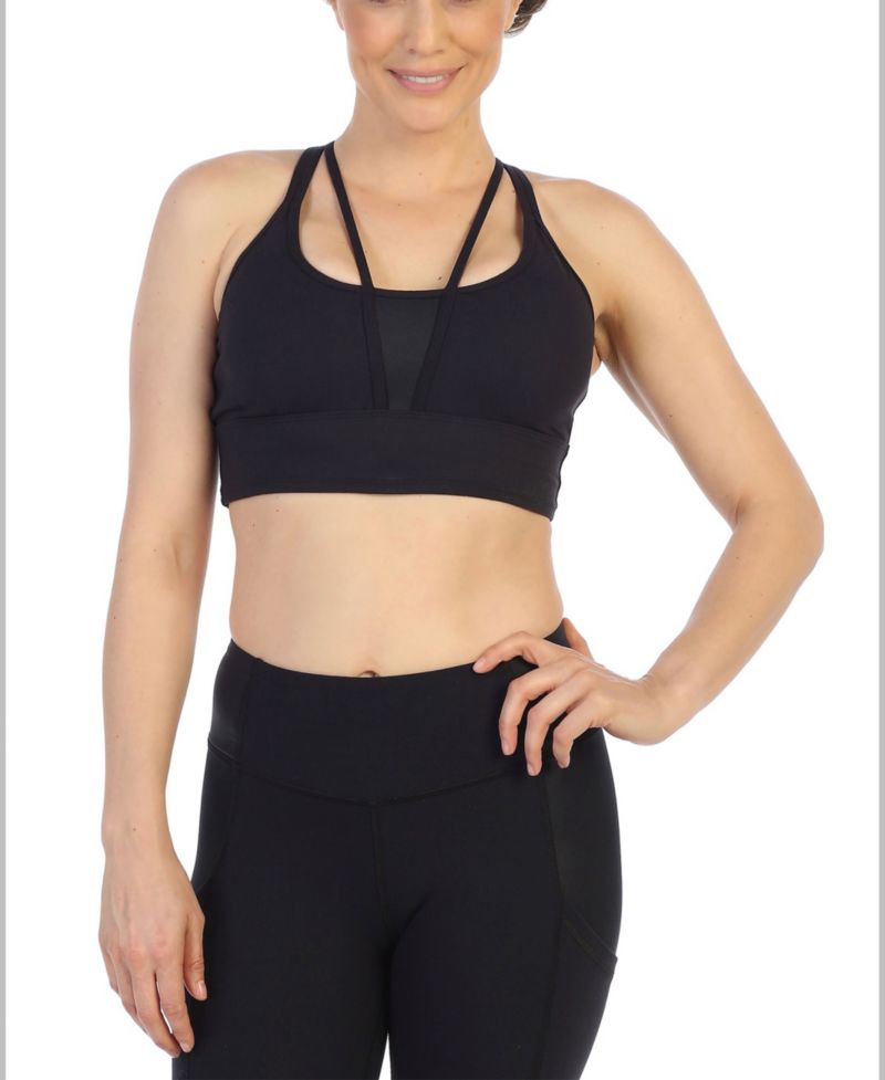 Medium Support Multi Cross Strap Sports Bra