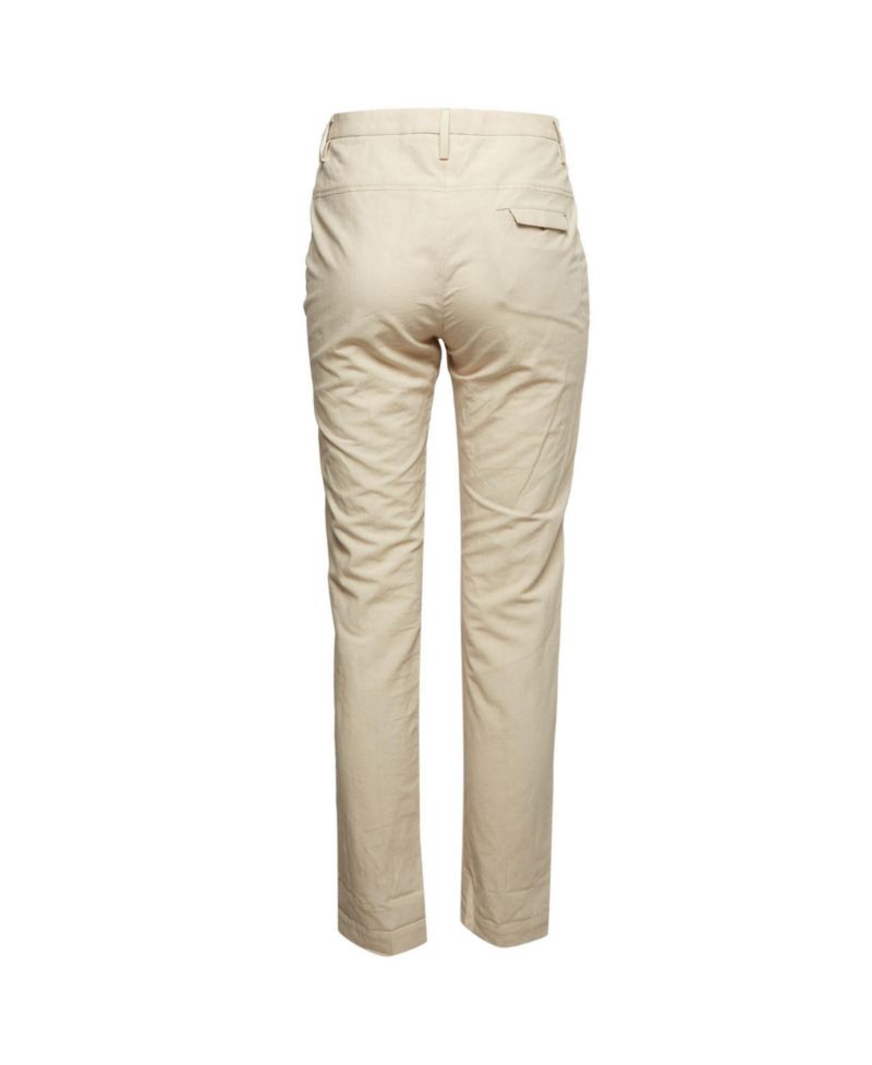 Women's Linen Blend Straight Fit Trousers