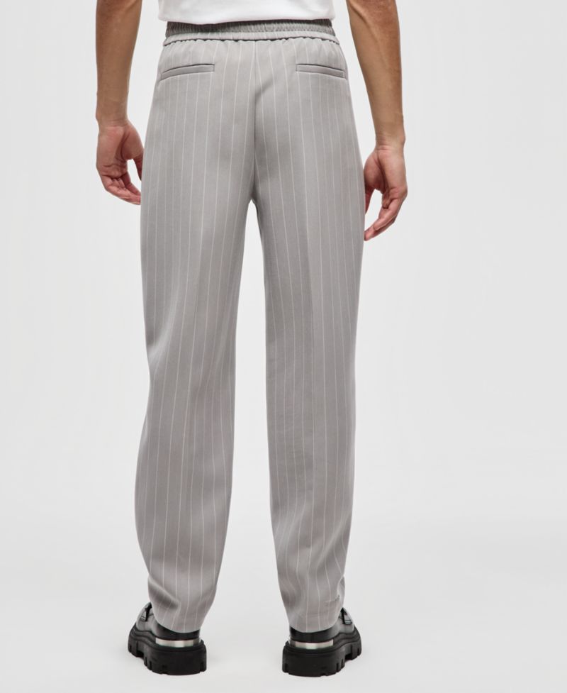 Men's Pinstriped Woven Relaxed Pants