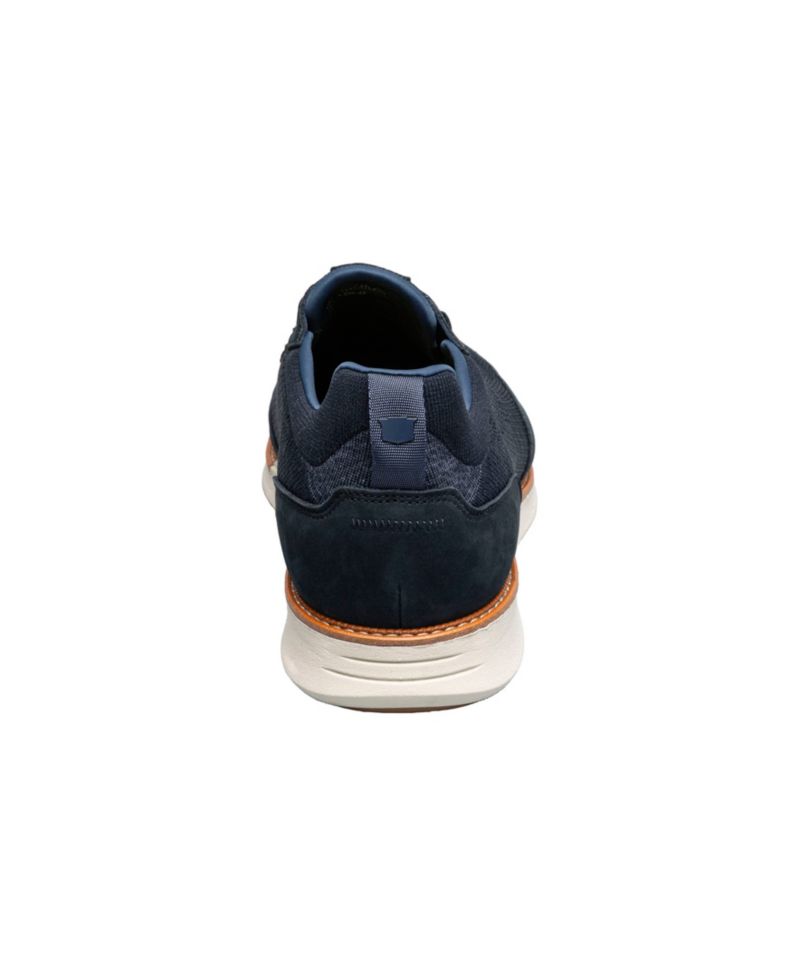 Men's Launch Knit Elastic Lace Slip On Sneaker