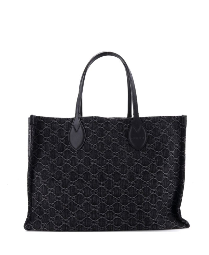 Ophidia Laptop Denim Shopper Tote