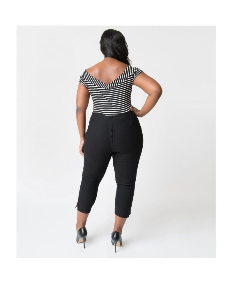 Plus Size Rachelle Capri Pants
