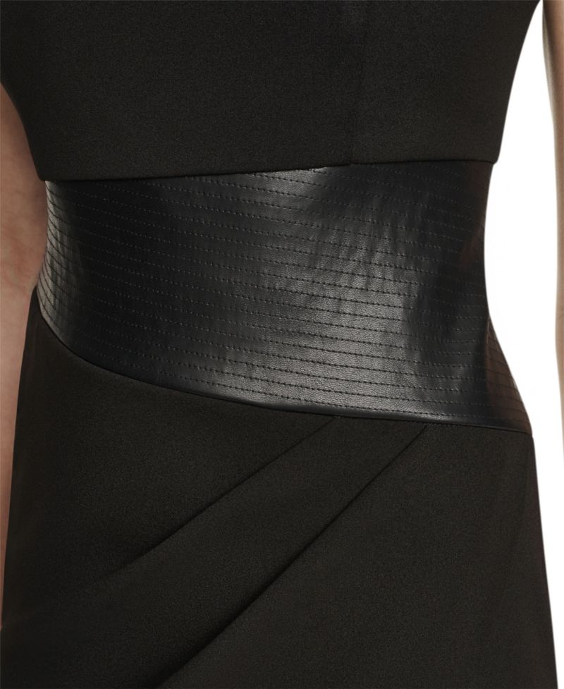 Women's Sleeveless Crewneck Sheath Dress