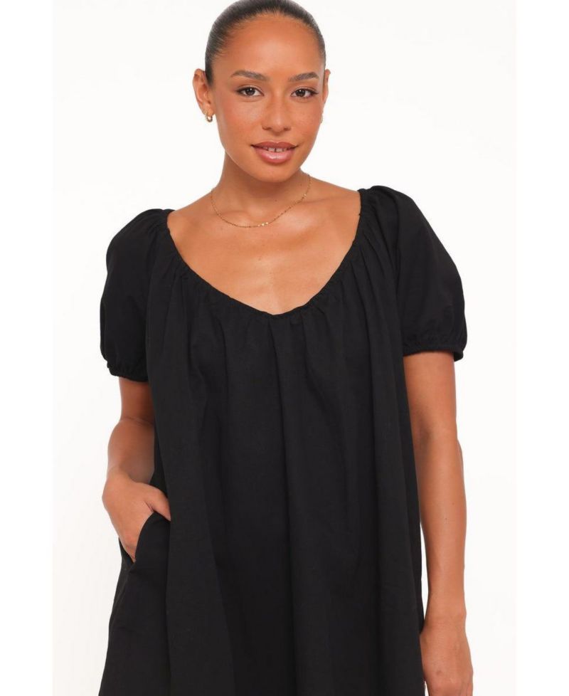 Women's Marty V-Neck Short-Sleeve Mini Dress