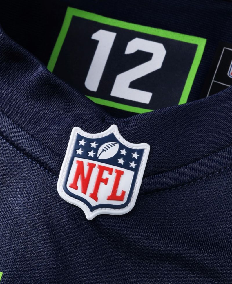 Men's Jadarian Price College Navy Seattle Seahawks 2026 NFL Draft First Round Pick No. 32 Team Game Jersey