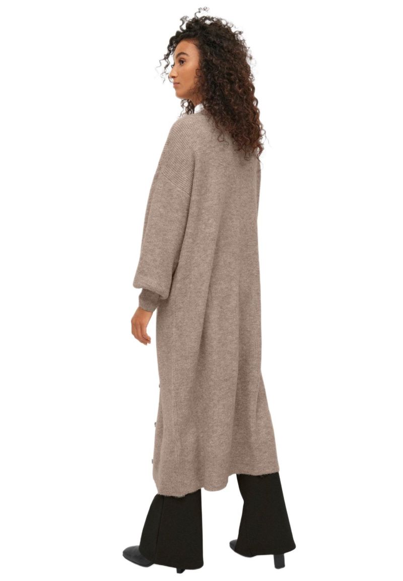 Plus Size Women's Button Front Duster Cardigan