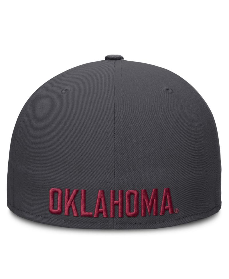 Men's Anthracite Oklahoma Sooners Pro Dri-FIT Fitted Hat
