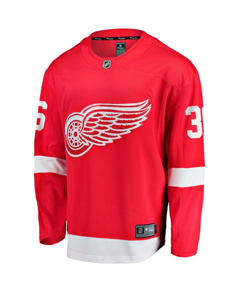 Men's John Gibson Red Detroit Red Wings Home Breakaway Jersey