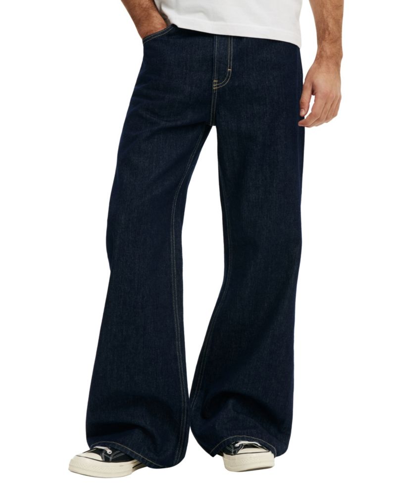 Men's Baggy Bootcut Jeans