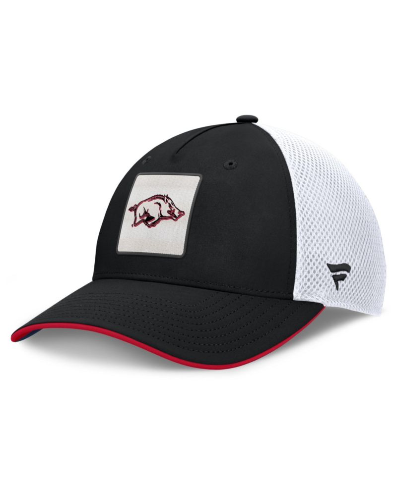 Men's Black Arkansas Razorbacks 5-Panel Matter Flex Hat