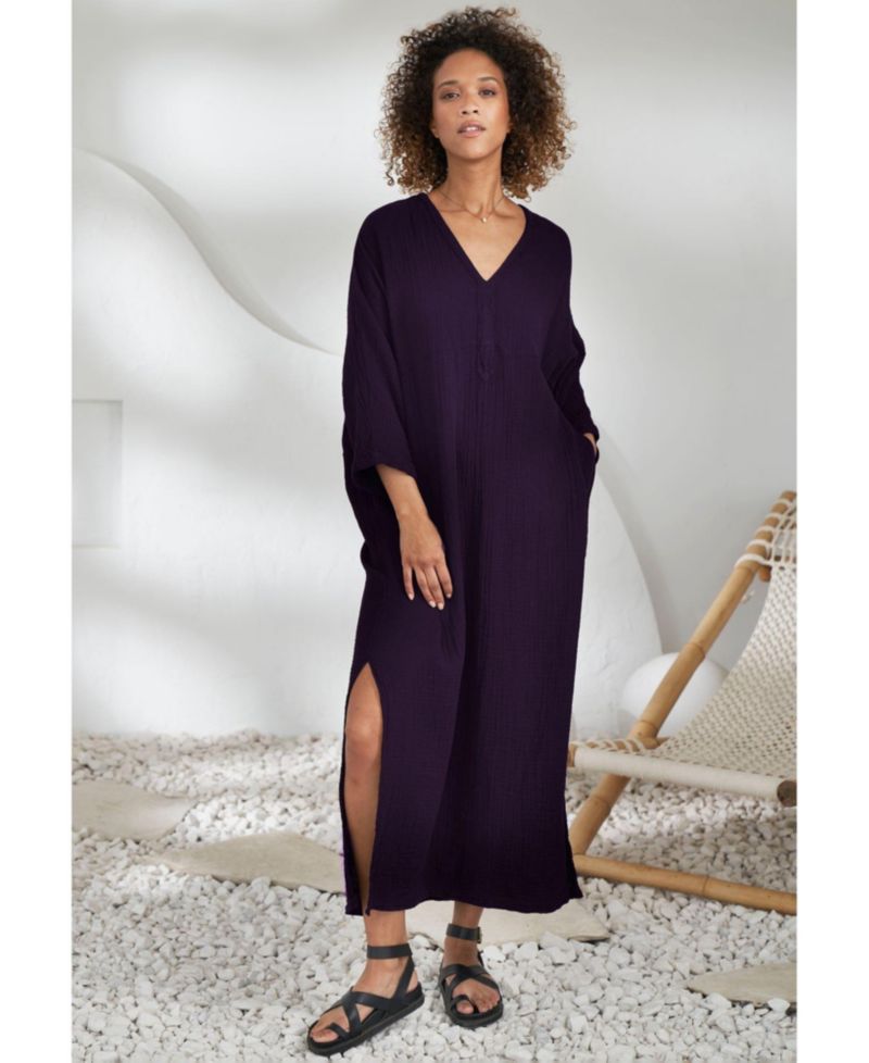 Women's Ocean+Main Gauze Arc Seam Caftan