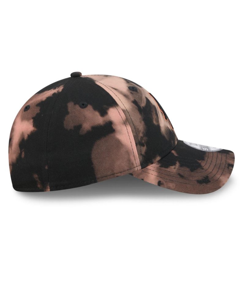 Men's Black New York Mets Bleach Wash 9TWENTY Adjustable Hat
