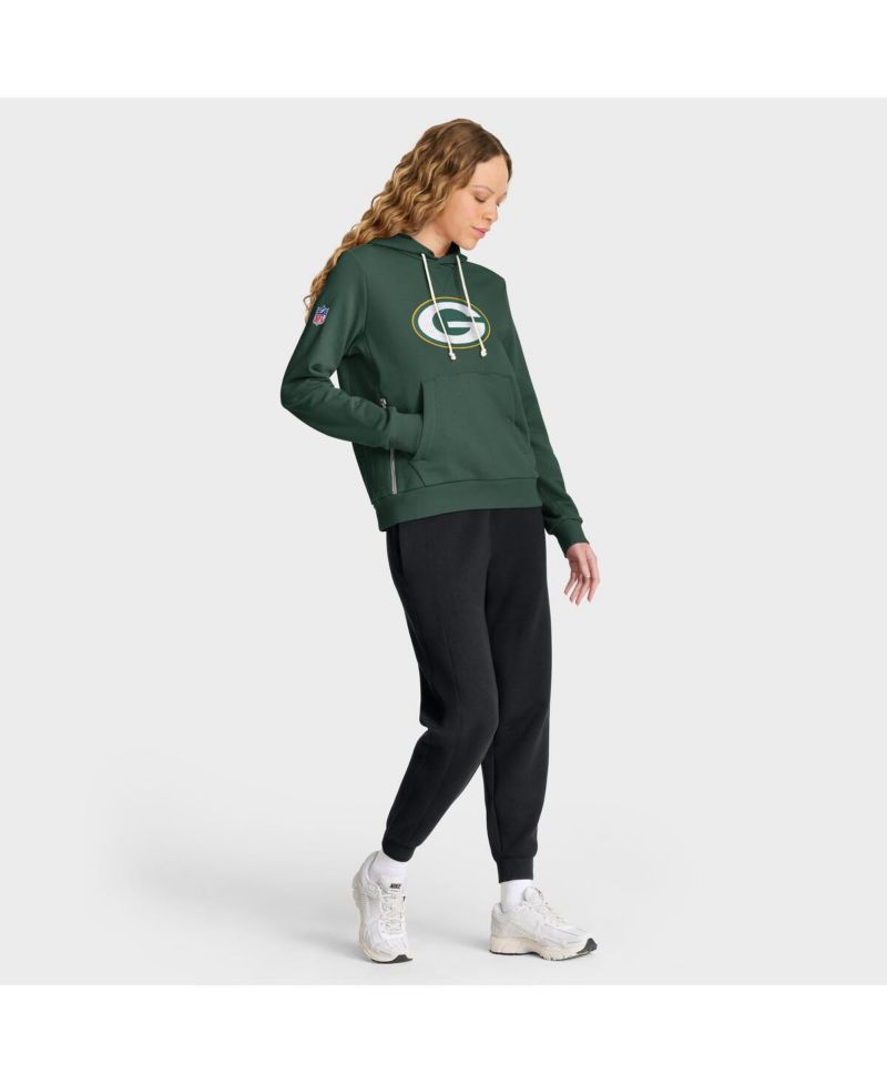Women's Green Bay Packers Sideline Standard Issue Initial Home Dri-FIT Hoodie
