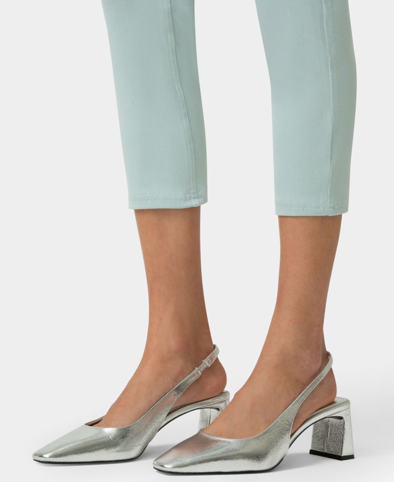 Women's High-Rise Ultra-Soft Denim Capri Leggings