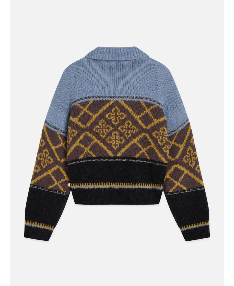 Women's Fair Isle Boxy-Fit Pullover
