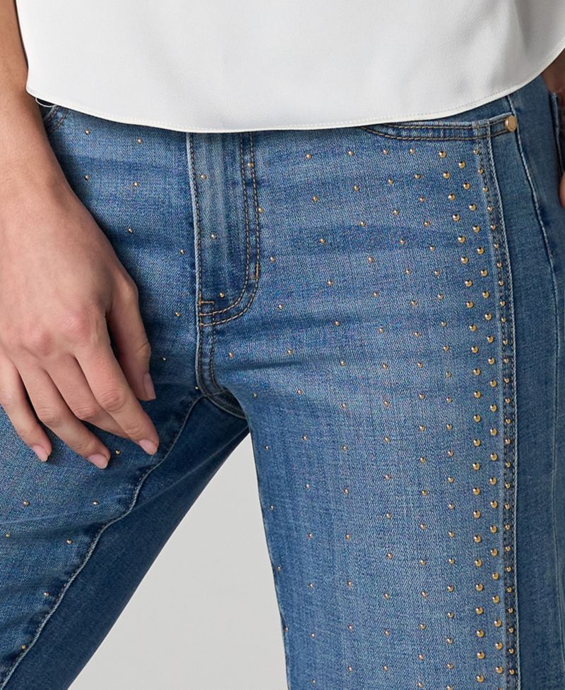 Women's Kennedy Embellished Straight-Leg Jeans