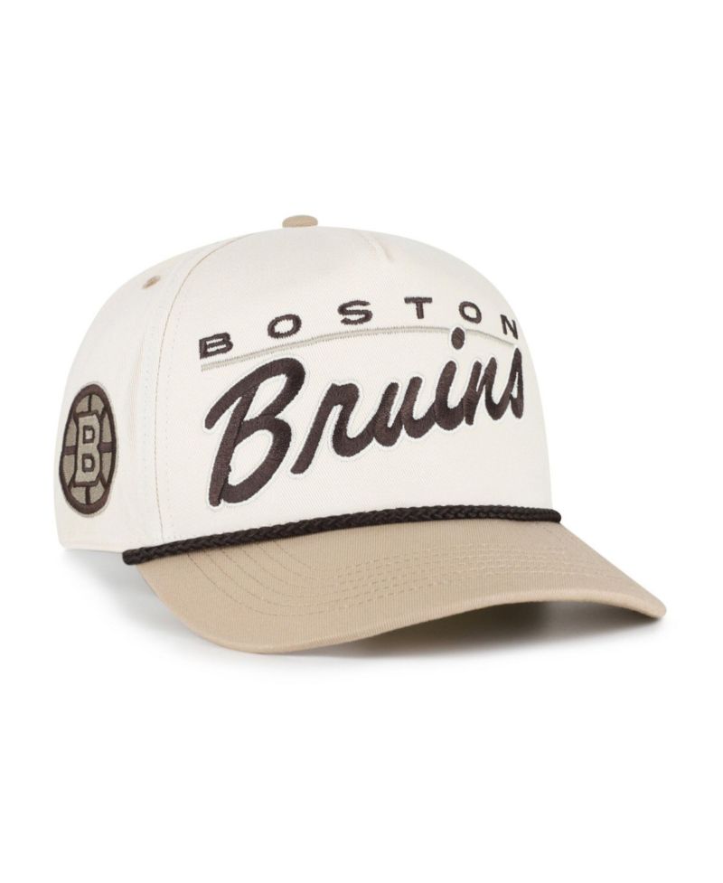 Men's '47 Natural/Tan Boston Bruins Neutral Terrain Hitch Rope Adjustable Hat