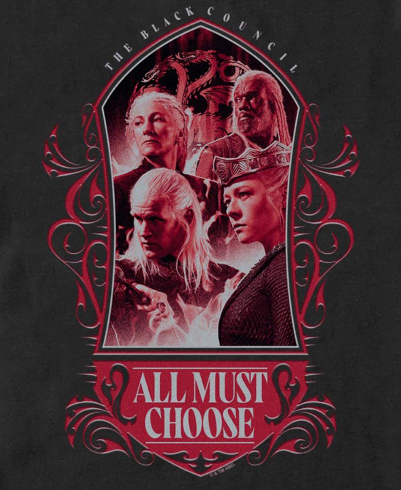 Men's House of the Dragon All Must Choose Graphic T-Shirt