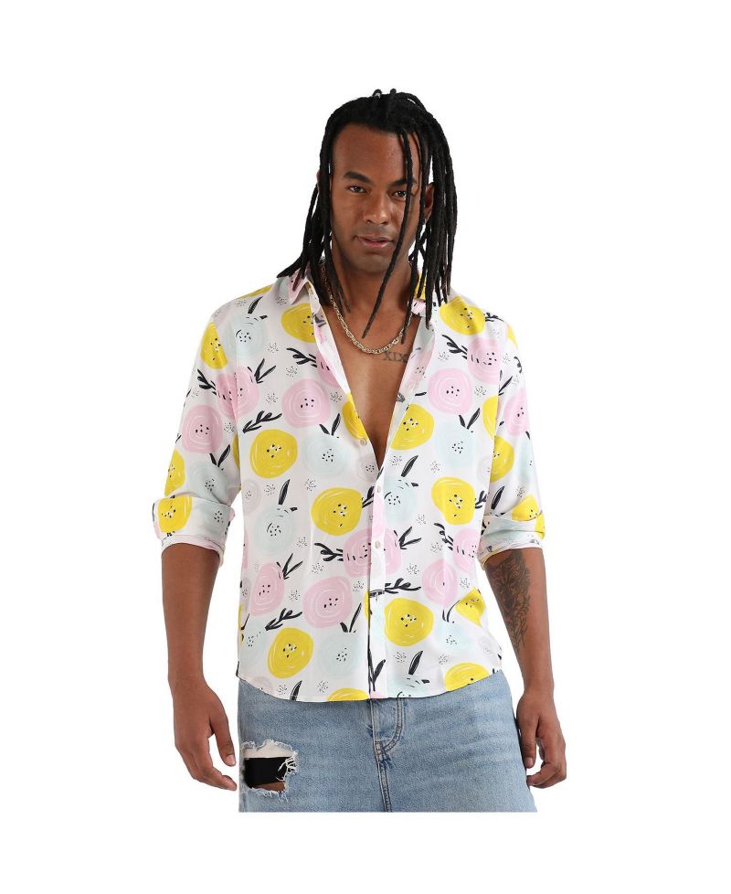 Men's EcoLiva Artistic Botanical Shirt