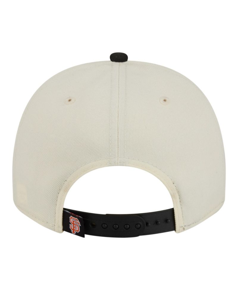Men's Cream/Black San Francisco Giants Classic A-Frame 9FIFTY Snapback Hat