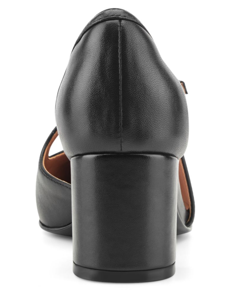 Women's Nerina eFlex Leather d'Orsay Asymmetrical Pumps