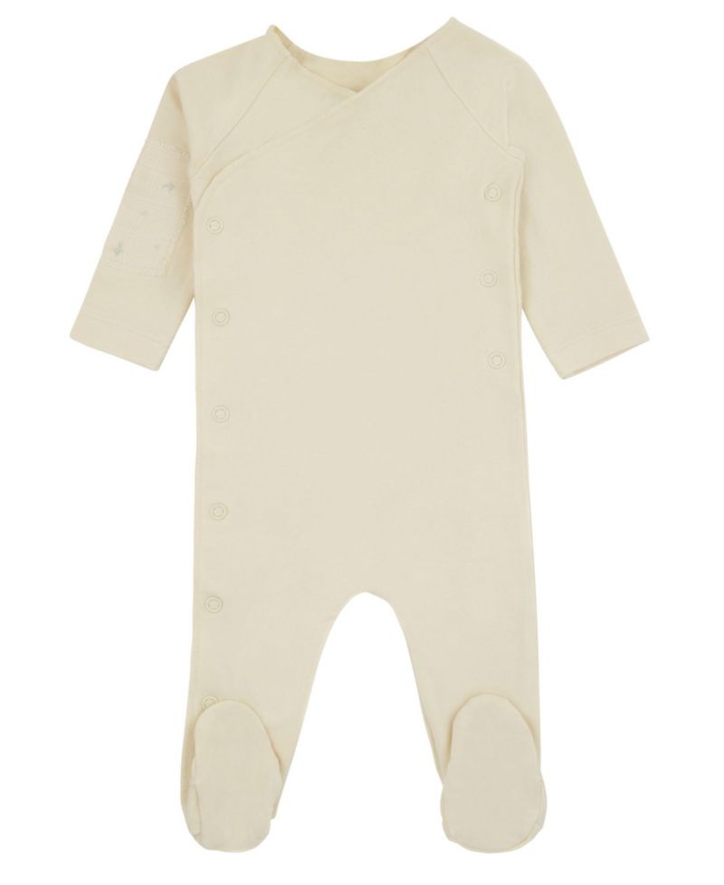 Kids Bamboo Floral Patch Footie Sleeper