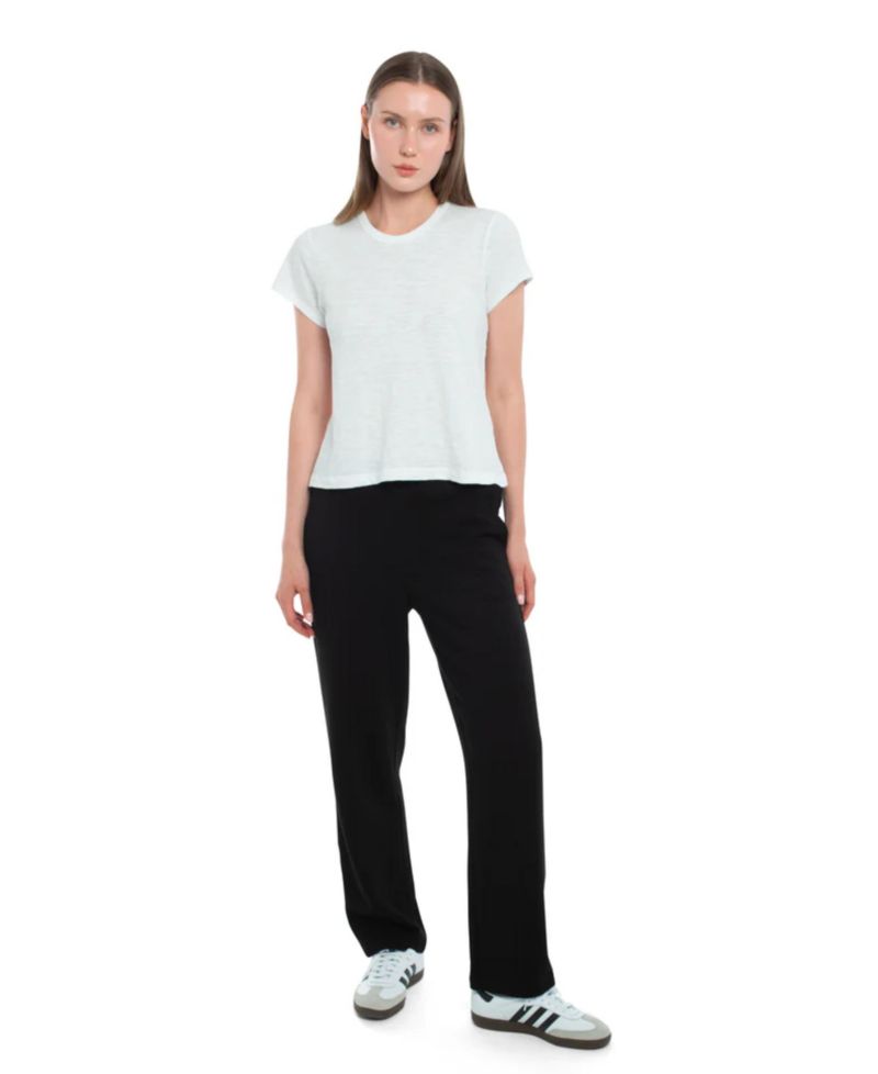 Women's Clothing Elastic Waist Relaxed Pant