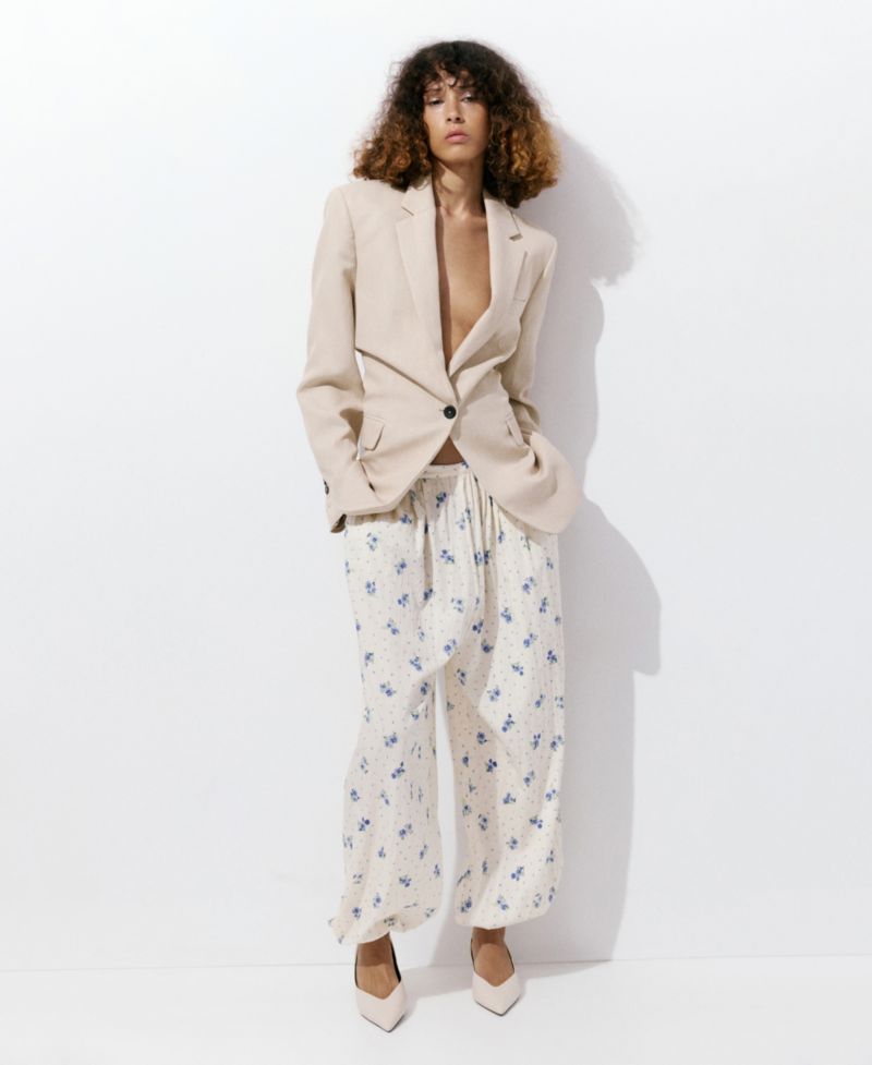 Women's Floral-Print Harem Pants