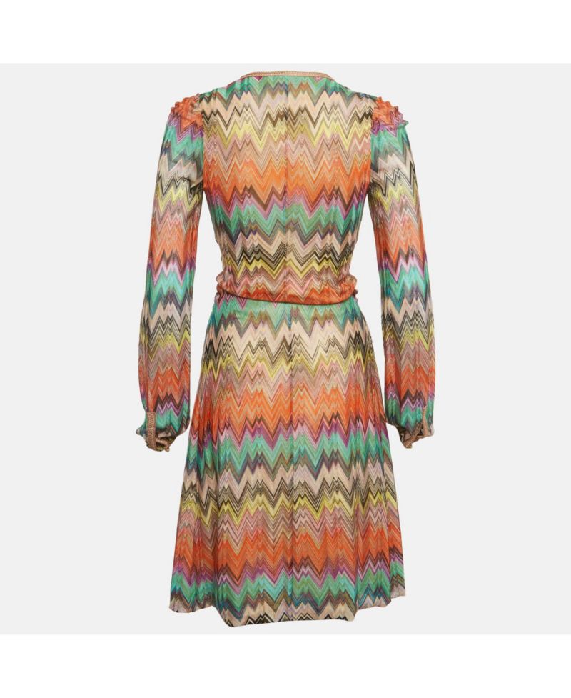Women's Zig Zag Knit Mini Dress