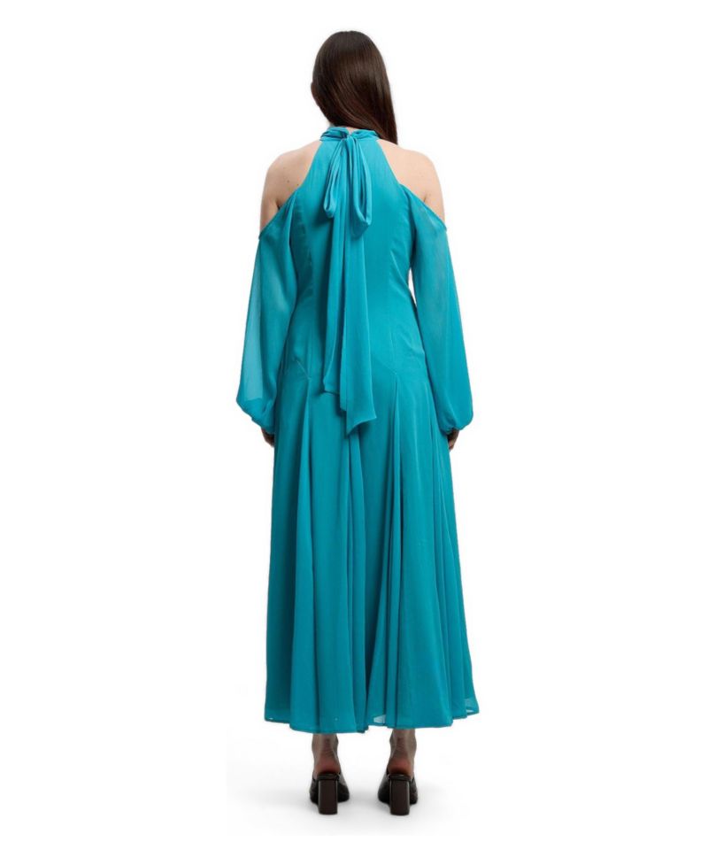 Women's Cold Shoulder Maxi Dress