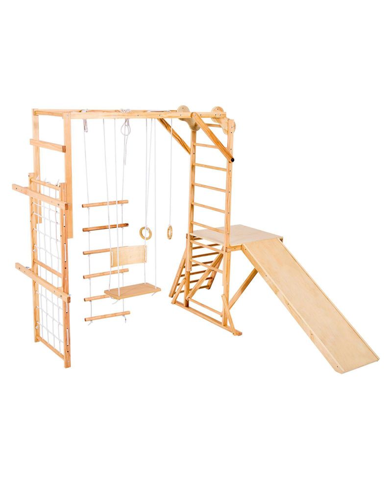 8-in-1 Montessori Indoor Playground Jungle Gym