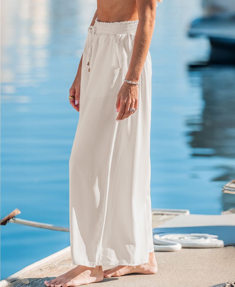 Women's Wide Leg Pull-On Long Pants