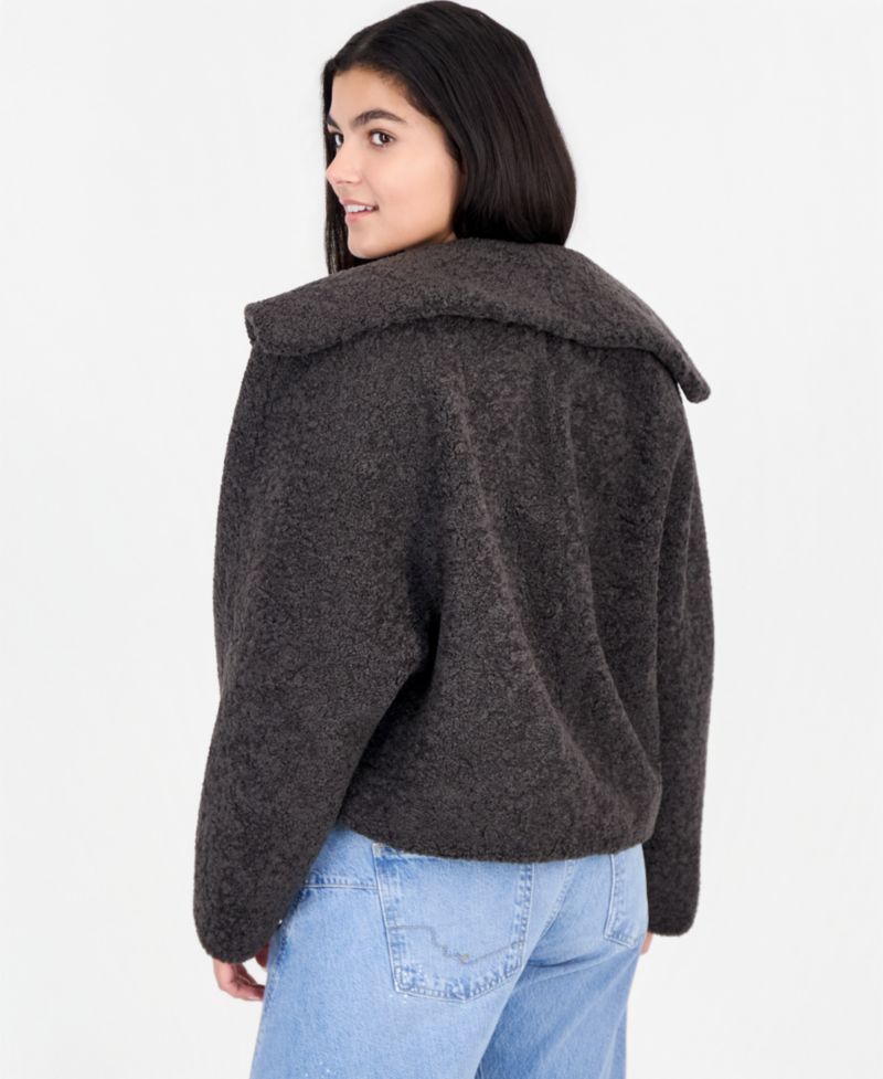 Women's Softest Touch Cropped Faux-Fur Jacket
