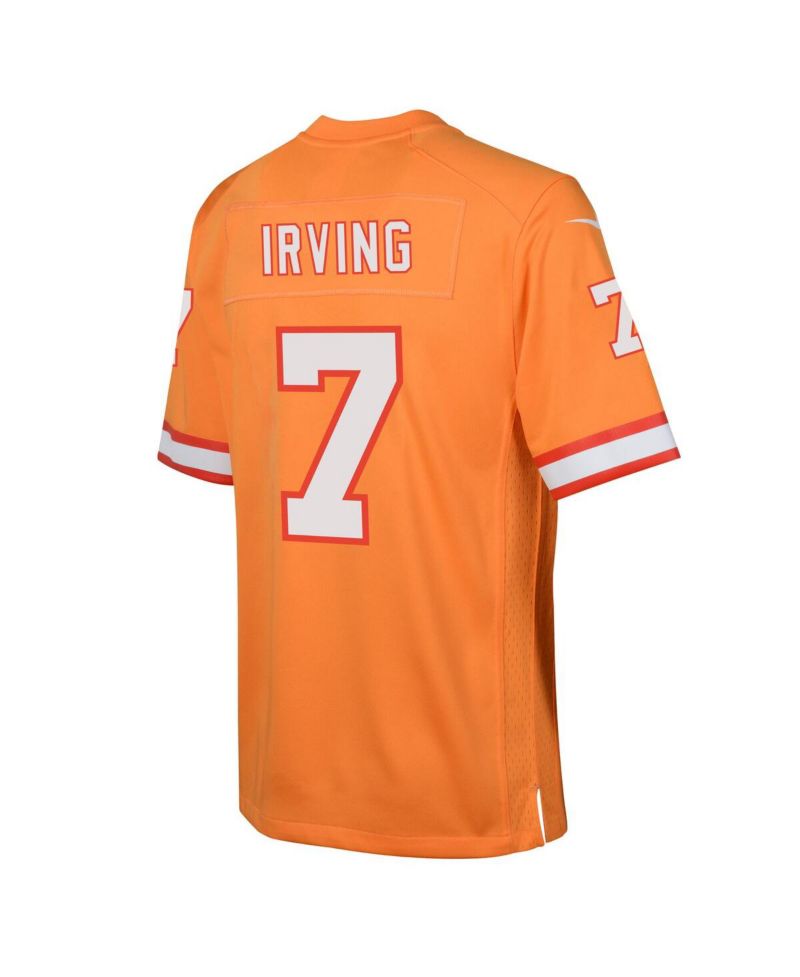 Big Boys and Girls Bucky Irving Orange Tampa Bay Buccaneers Alternate Game Jersey