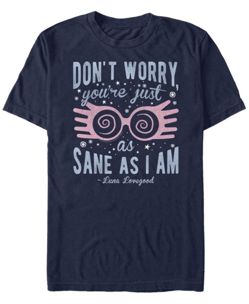 Men's Deathly Hallows 2 Just As Sane As Luna Short Sleeve T-shirt